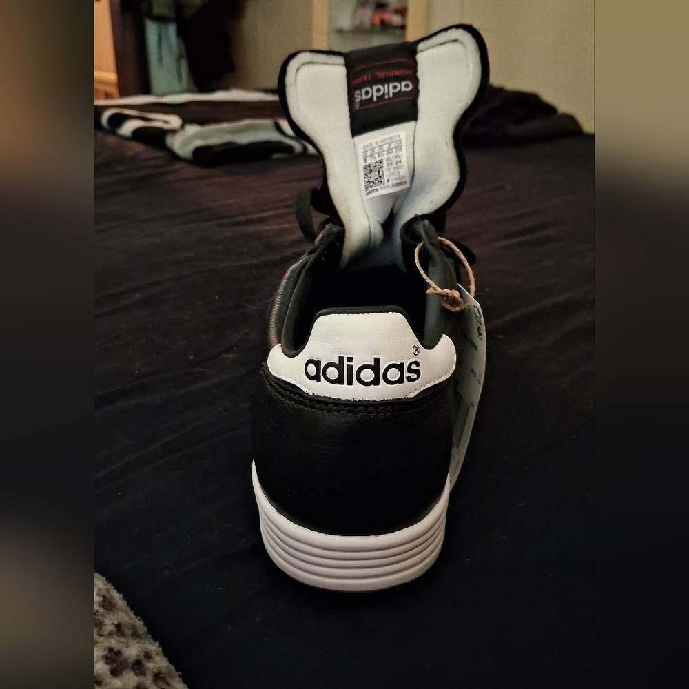 Mundial Team adidas Black and White Athletic Shoes - Picture 7 of 7